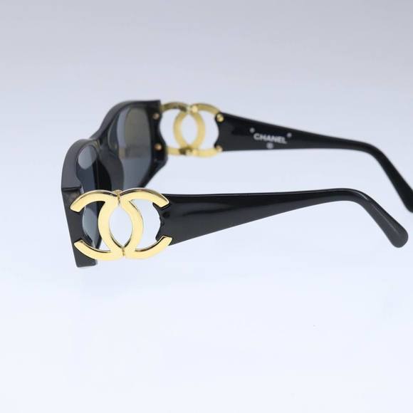 CHANEL Sunglasses plastic Black CC Auth 102693 - Picture 4 of 14